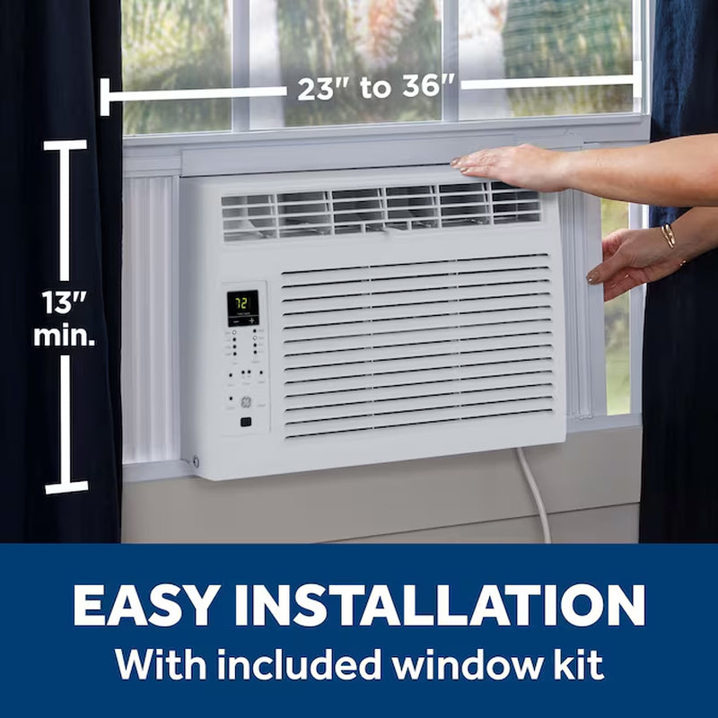 250-Sq Ft Window Air Conditioner with Remote (115-Volt; 6000-BTU)