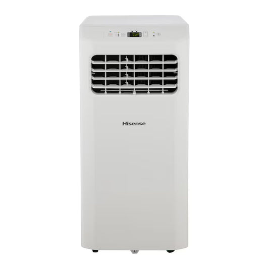 6000-BTU DOE (115-Volt) White Vented Portable Air Conditioner with Remote Cools 250-Sq Ft