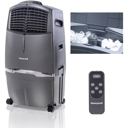525-CFM 3-Speed Indoor Portable Evaporative Cooler for 491-Sq Ft (Motor Included)